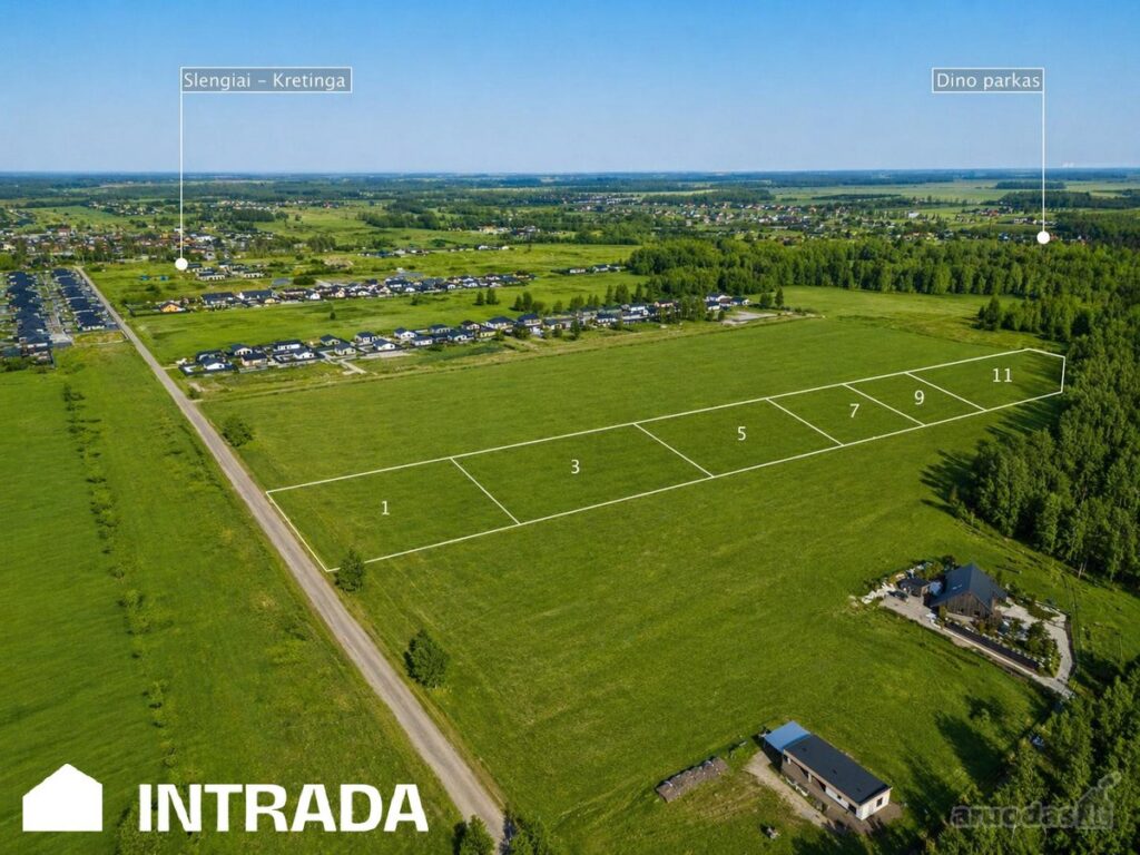 Namų valdos sklypas – Klaipėdos r. sav., Radailių k., Laukiškių g.